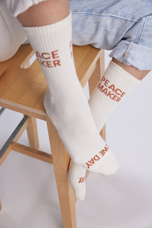 Socken „PEACE MAKER” - designed by ONE DAY e.V.