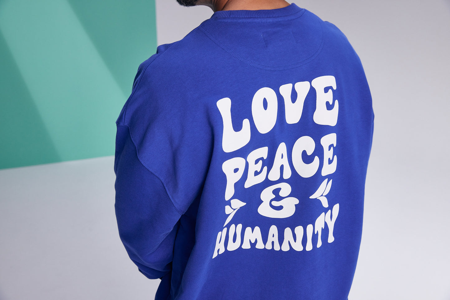 Sweater Unisex „LOVE, PEACE & HUMANITY”